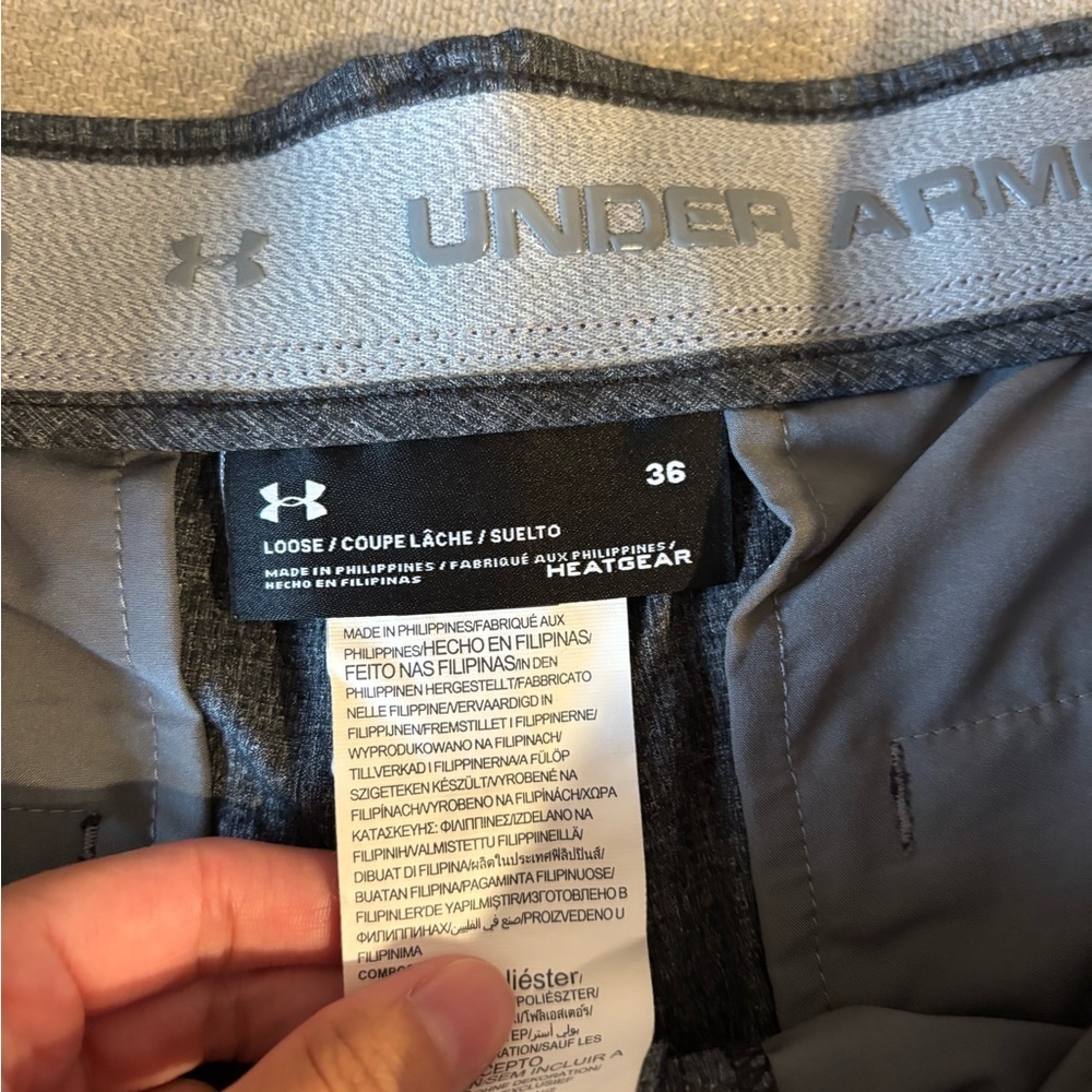 Under Armour Charcoal Performance Shorts - Picture 2 of 3